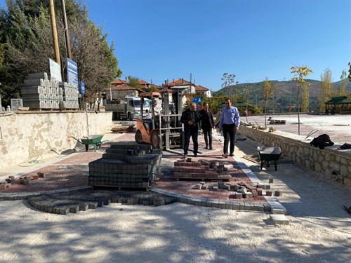 Asarköy Cami Ulaşım Yollarının Yapımı ve Çevre Düzenlemesi çalışmaları